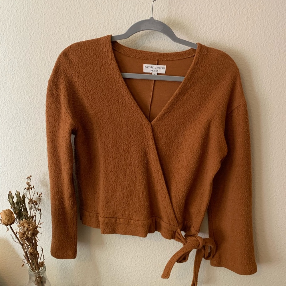 madewell wrap shirt
